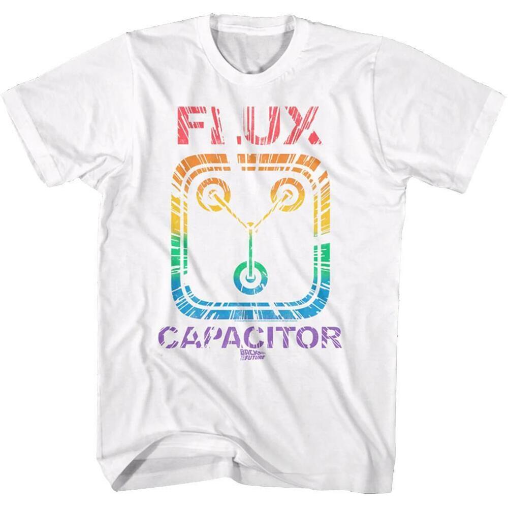 Rainbow Flux Capacitor Back To The Future Tshirt
